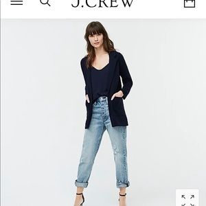 NWT j.Crew Navy Sweater/Blazer size M